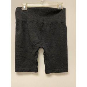 Feathers Maternity Biker Shorts OS Black High Waist Spandex Casual Soft Comfort